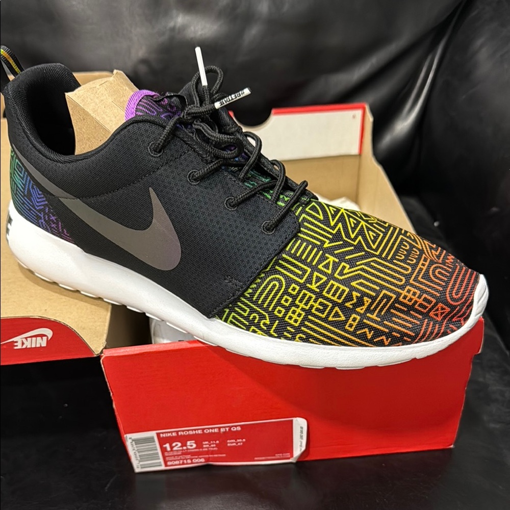 Nike Black Sneakers Roshe Run